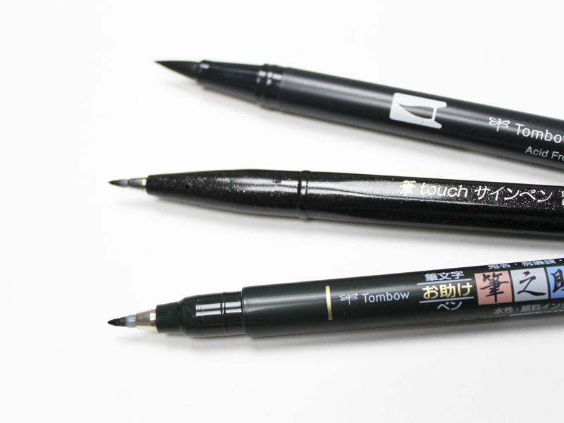 TOP 15 Brush Pens: Tombow und Pentel Touch auf Platz 1-3